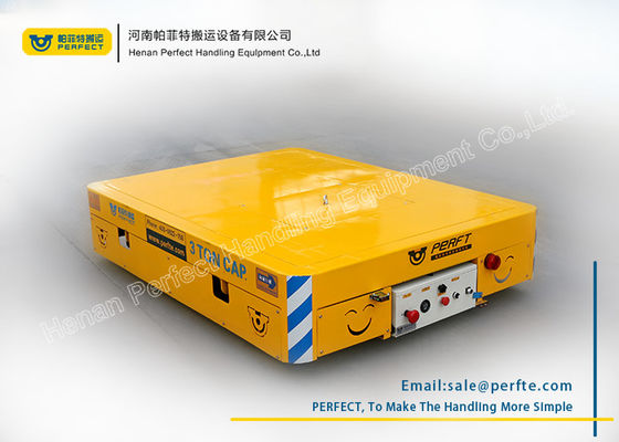 Aluminum Rolling Car Electric Industrial Transfer Trolley in Assembly PLC Control