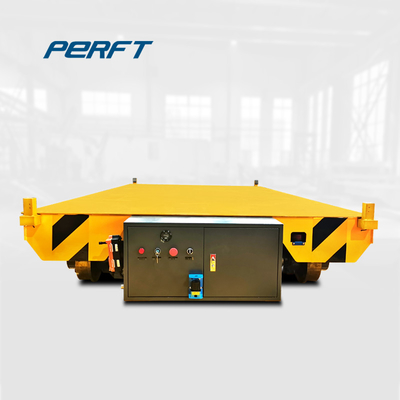 30T Metal Factory Rail Handling Wagon Equipment With Warning Light