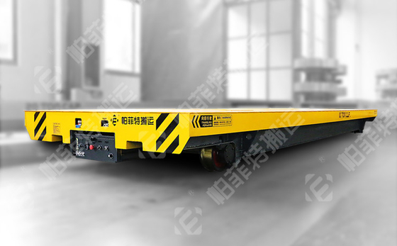10 Ton Transfer Cart Powered Rail Electric Use For Factories