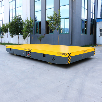 Steel Mill Die Motorized Flat Cart for Bay to Bay Die Transport Cart on Cement Floor