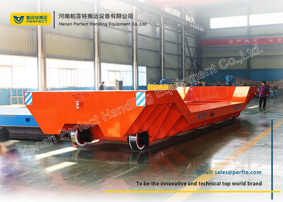 50 Ton Workshop Rail Transfer Cart Control Towing Painting Room Transporter