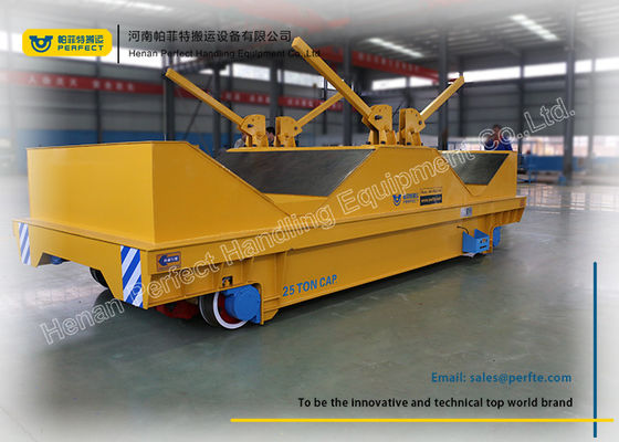 Rail Powered Steel Tube Coil Transfer Cart Self - Driven No Limited Working Time