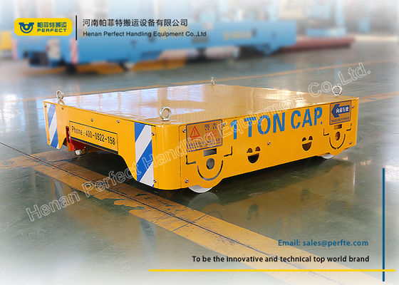 Motorized Transfer Trolley / Automated Guided Vehicle Industry Handling Equipment