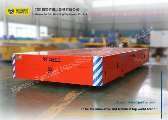 Cement Floor Battery Transfer Cart Industrial Trackless Handling For Foundry Plant
