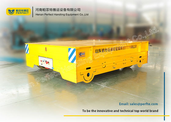 No Rail Material Transfer Cart Wireless Control For Warehouse Transport