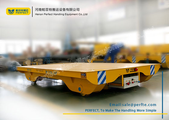 Solid Railway Equipment Electric Heavy Load Cart Flat Car For Material Transporting