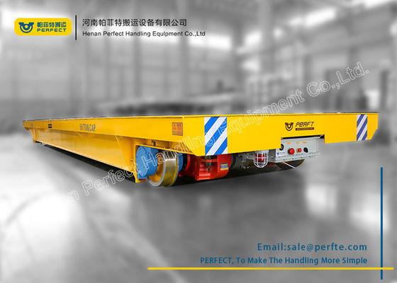 Large Capacity Rail Battery Transfer Cart Carriage with Casting Wheels