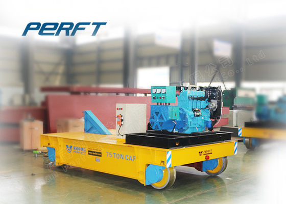 15T trackless handling bogie Material Transfer Cart used in works for mold handling