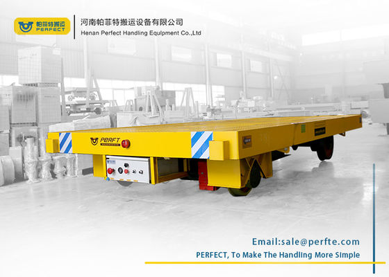 10 Ton Capacity Battery Powered Cart On Rails For Heavy Cargo Handling