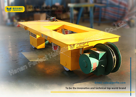 3 tons motorized cable reel powered transfer trolley for aluminum iron material transport