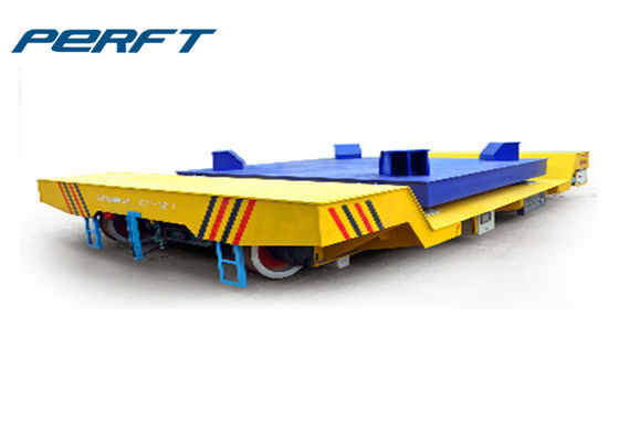 Motorised Rail Trolley / Heavy Load Cart Equipped Hydraulic Lifting Equipment
