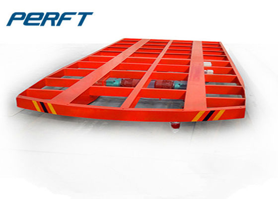 Red Color Rail Die Transfer Cart For Print Industry , Battery - Powered
