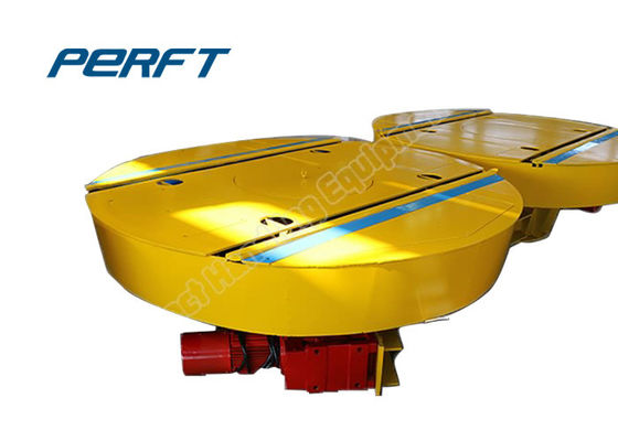 Manual / Powered Pallet Turntable For Factory Cargo Crossing Transportation