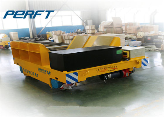 PLC System Remote Controlled Battery Motorized Steel Coil Transfer Car on Rails for Aluminum Coiling Plant