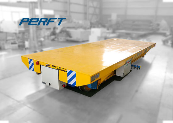 industrial material handling electric rail transfer cart for steel mill