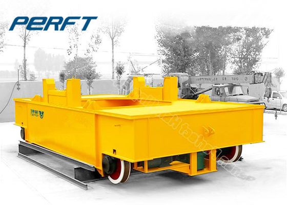 Anti - Heat Steel Rail Transfer Cart Customized Size With Remote Control