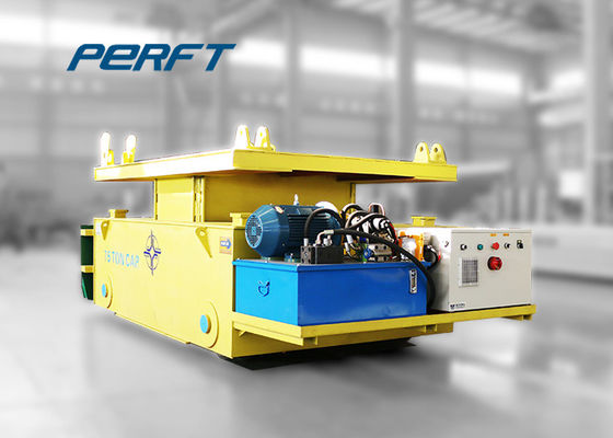 75 ton Hydraulic Lifting Cable Reel powered industrial Transfer Trolley