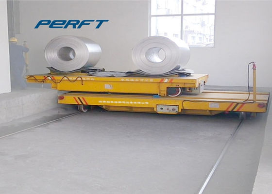 30 ton Carbon Steel Coil Transfer Car on Rails Motorized Coil Transfer Trolley uses in Factory Warehouse