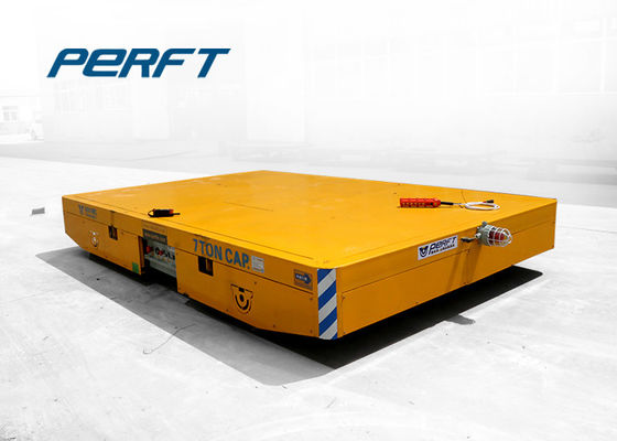 Ladle Battery Powered Transfer Carts In Industrial Workshop Cement Floor