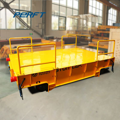 Electric Steel Wheel Ladle Transfer Car With Battery Power