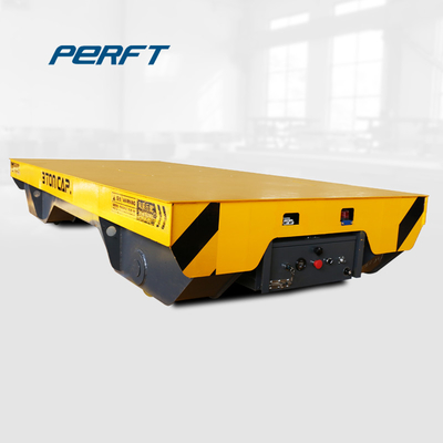 Low Bed Track Electric 300ton Coil Transfer Trolley Powered By Battery