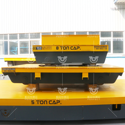 Industrial Cargo Railway Transport Carts Motorized Customized