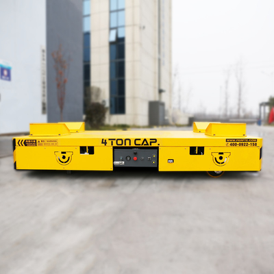 Steerable Molten Metal Transfer Cart Electric Trackless Heavy Load 50t On Cement