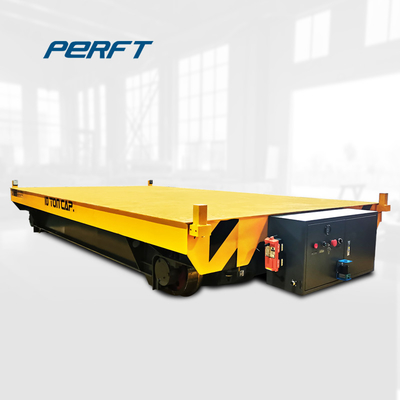 30T Metal Factory Rail Handling Wagon Equipment With Warning Light