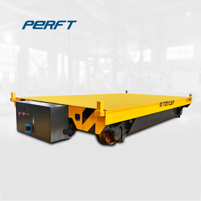 30T Metal Factory Rail Handling Wagon Equipment With Warning Light