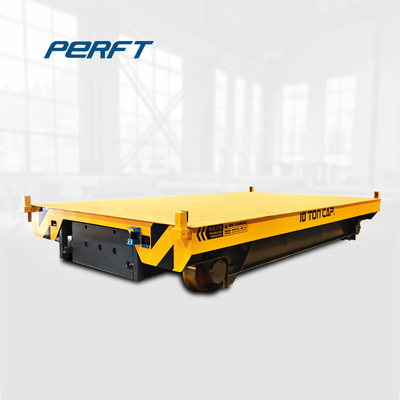 30T Metal Factory Rail Handling Wagon Equipment With Warning Light