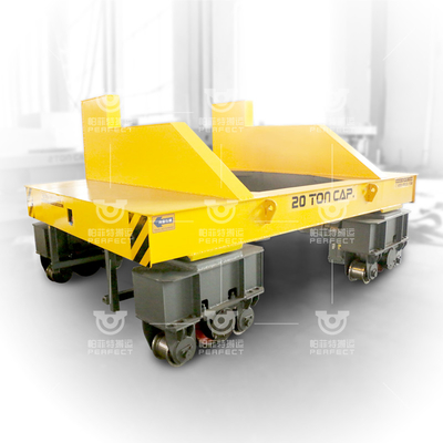 Motorized Rail Cart / Die Transfer Car Electric Pallet Handling Transfer Car