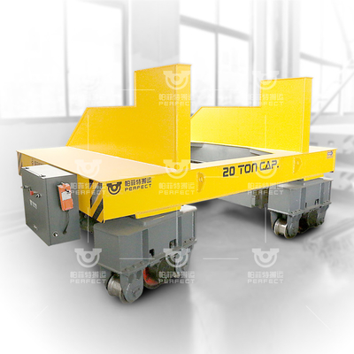 Motorized Rail Cart / Die Transfer Car Electric Pallet Handling Transfer Car