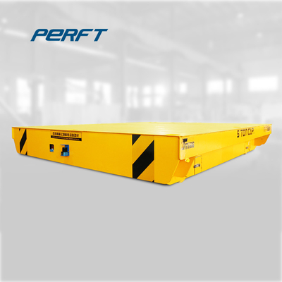 Carbon Steel Motorized Steel Coil Automated Transfer Trolley Wagon 25t