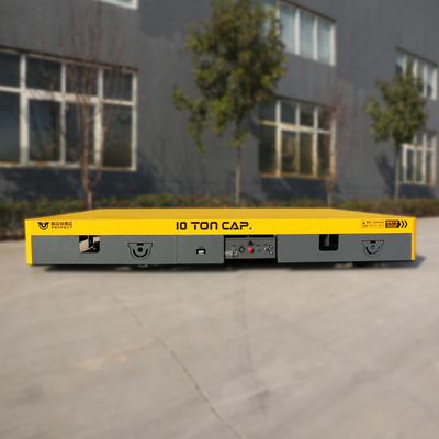 Steel Pallet Motorized Cable Drum Steel Coil Rail Transfer Cart