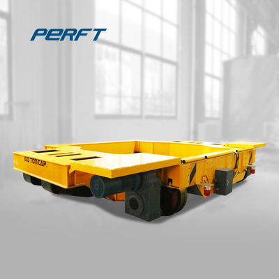 Heavy Loads Cargo Busbar Powered Transfer Cart Platform Trolley