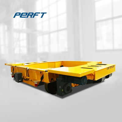 Heavy Loads Cargo Busbar Powered Transfer Cart Platform Trolley