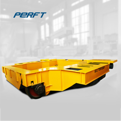 Heavy Loads Cargo Busbar Powered Transfer Cart Platform Trolley