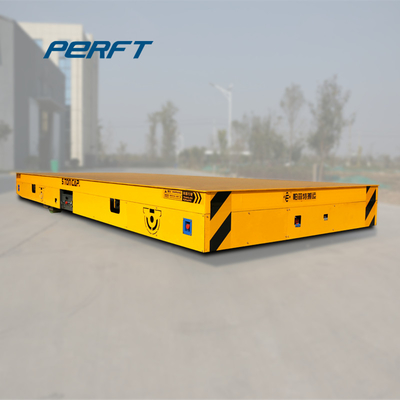 Trackless Transfer Bogie Steerable Molten Metal Transfer Cart On Cement