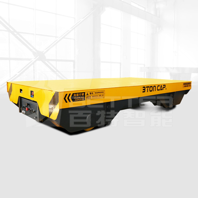 Smooth Ground Heavy Duty Apply In Industry Warehouse Steerable Transfer Bogie