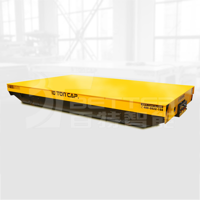 Steel Material Transfer Cart Automated Rail Handling Vehicle