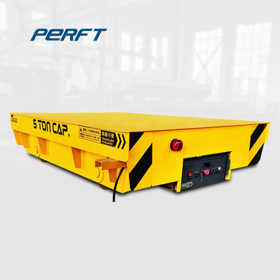 Cable Power Transfer Vehicle Wireless Control Electrical Transport Wagon In Workshop