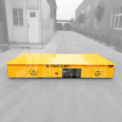 Workshop 50 Ton Loading Capacity BWP Battery Powered Transfer Cart Apparatus