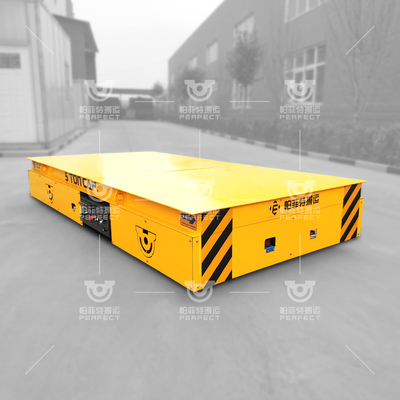 Carbon Steel Steerable Molten Metal Transfer Cart Motorized Trackless