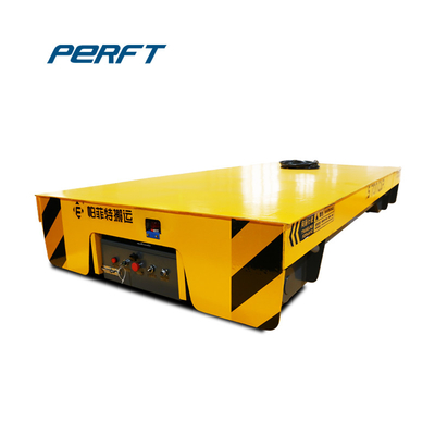 Electric Heavy Duty Machine Steerable Trolley Rail Transfer Cart 20t