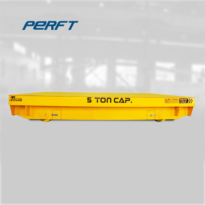 Motorized Transfer Trolley Steel Cable Reel Operated Transport Cart