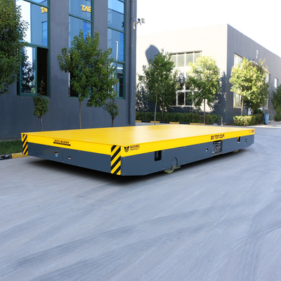 Steel Mill Die Motorized Flat Cart for Bay to Bay Die Transport Cart on Cement Floor