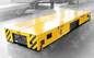 Yellow Heavy Duty Pipe Handling Wagon Electric Transfer Trolley