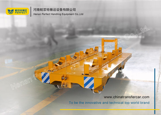 Manual Power Heavy Material Transfer Trolley trailers Facility