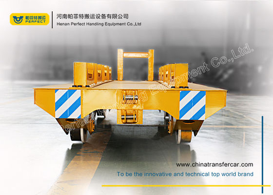 Manual Power Heavy Material Transfer Trolley trailers Facility