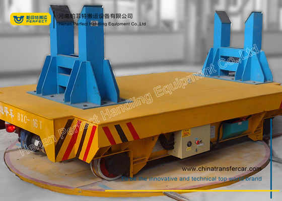 1t Heavy Load Electric Handling Bogie Turntable On Rail For Factories